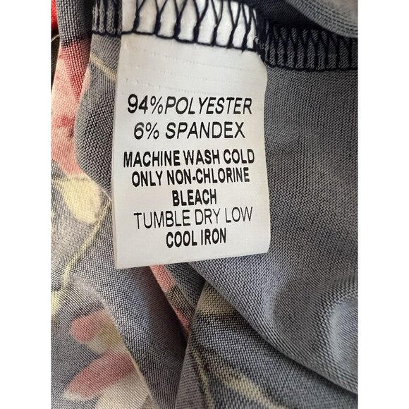 Papermoon Basima Back Detail Knit Top~Size 3X~Navy Floral Stitch Fix Tank~L4 11 - Picture 9 of 10